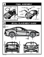 Preview for 8 page of REVELL Ferrari California (closed top) Assembly Instructions Manual