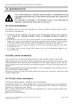 Preview for 16 page of Reverberi M 9010/56 Operation And Maintenance Manual