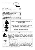 Preview for 13 page of Reverberi M9016 Use And Installation Instructions