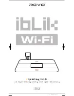 Revo iBlik Wi-Fi Operating Manual preview