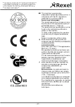 Preview for 37 page of Rexel 2103025EU Operating Instructions Manual