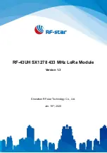 Preview for 1 page of RF-Star RF-43UH User Manual