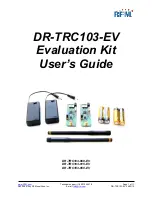 RFM DR-TRC103-868-EV User Manual preview