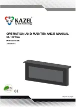 RGB Technology KAZEL WA-1 OPTIMA Operation And Maintenance Manual preview