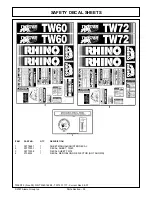 Preview for 37 page of RHINO 00759048P Parts Manual