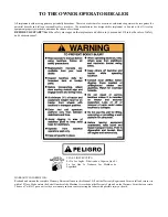 Preview for 2 page of RHINO RHINO 95C Operator'S Manual