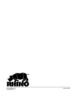 Preview for 56 page of RHINO RHINO 95C Operator'S Manual