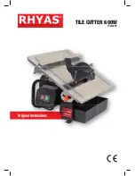 Rhyas TCM4005 Original Instructions Manual preview