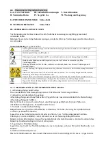 Preview for 21 page of Ribimex RIBILAND PRPVC1501V User And Maintenance Manual