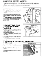 Preview for 15 page of Riccar Lock RL624 User Manual