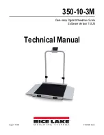 Rice Lake 350-10-3M Technical Manual preview