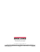 Preview for 26 page of Rice Lake RL350 Series Operation Manual