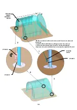 Preview for 11 page of Richel GROUP HOBBY GREENHOUSE 3m x 3m Assembly Instructions And User Manual