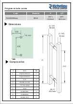 Preview for 3 page of Richelieu 701SQ32R60 Series Manual