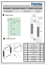 Preview for 3 page of Richelieu 70536SQ30BW170 Installation