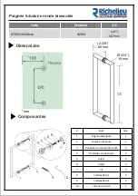 Preview for 3 page of Richelieu 87O2S10418 Series Installation