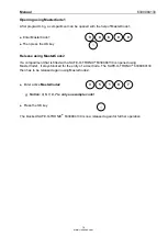 Preview for 14 page of Richelieu SAFE-O-TRONIC access Manual