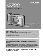 Ricoh Aficio G700 User Manual preview