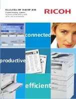 Ricoh Aficio MP 1600 Brochure & Specs preview