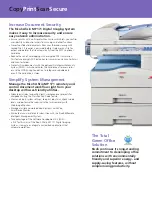 Preview for 4 page of Ricoh Aficio MP 171 Specifications