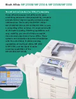 Preview for 2 page of Ricoh Aficio MP 2550 Brochure & Specs