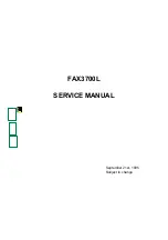 Preview for 1 page of Ricoh FAX3700l Service Manual