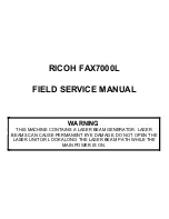 Ricoh FAX7000L Field Service Manual preview