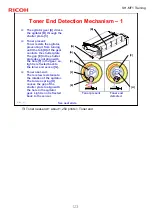 Preview for 123 page of Ricoh M052 Manual