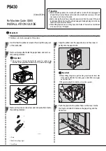 Preview for 3 page of Ricoh PS430 Installation Manual