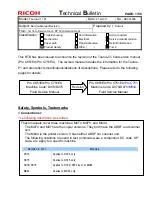 Preview for 49 page of Ricoh Taurus-C1a Series Technical Bulletin