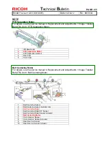 Preview for 150 page of Ricoh Taurus-C1a Series Technical Bulletin