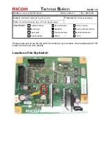 Preview for 207 page of Ricoh Taurus-C1a Series Technical Bulletin