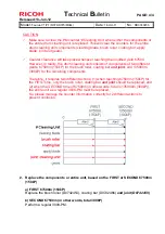 Preview for 277 page of Ricoh Taurus-C1a Series Technical Bulletin