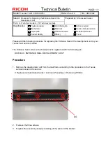 Preview for 326 page of Ricoh Taurus-C1a Series Technical Bulletin