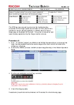 Preview for 348 page of Ricoh Taurus-C1a Series Technical Bulletin