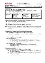 Preview for 389 page of Ricoh Taurus-C1a Series Technical Bulletin