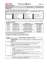 Preview for 400 page of Ricoh Taurus-C1a Series Technical Bulletin