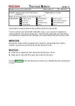 Preview for 406 page of Ricoh Taurus-C1a Series Technical Bulletin