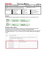 Preview for 416 page of Ricoh Taurus-C1a Series Technical Bulletin