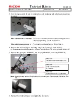 Preview for 433 page of Ricoh Taurus-C1a Series Technical Bulletin