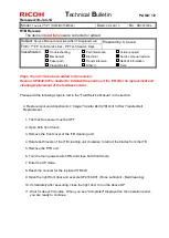 Preview for 442 page of Ricoh Taurus-C1a Series Technical Bulletin