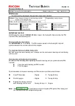 Preview for 452 page of Ricoh Taurus-C1a Series Technical Bulletin