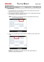 Preview for 508 page of Ricoh Taurus-C1a Series Technical Bulletin