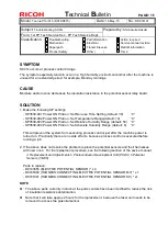 Preview for 548 page of Ricoh Taurus-C1a Series Technical Bulletin