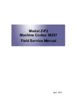 Preview for 1 page of Ricoh Z-P2 Field Service Manual