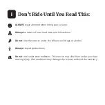 Preview for 4 page of Ride VOLO K02 User Manual