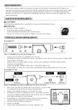 Preview for 4 page of RidgeGate RV100 Series Instruction Manual