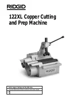 Preview for 3 page of RIDGID 122XL Operator'S Manual