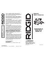 Preview for 24 page of RIDGID GP90135 Operator'S Manual