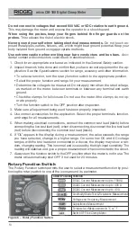 Preview for 12 page of RIDGID Micro CM-100 Original Instructions Manual